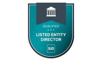 Qualified Listed Entity Director (QLED) Badge