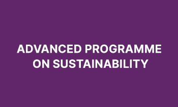 Advanced Programme on Sustainability